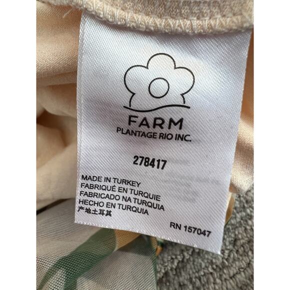 Farm Rio x Anthropologie Farm Rio Printed Toucan Sun Mesh Dress, Sz XL - Read - Picture 10 of 12